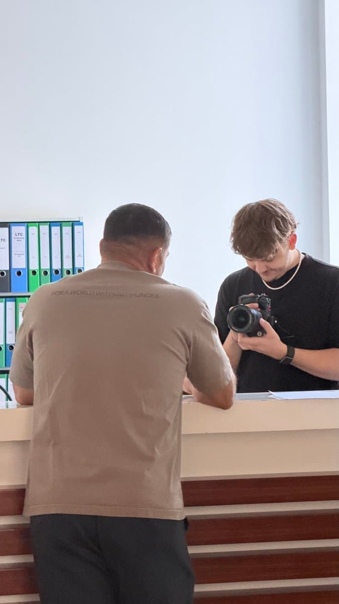 Videodreh für @hauptstadtanwalt in der Kanzlei
